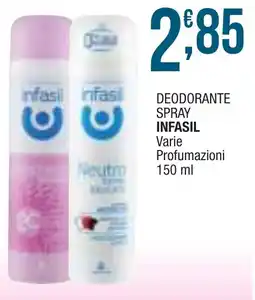 Sidis mini Deodorante spray INFASIL offerta