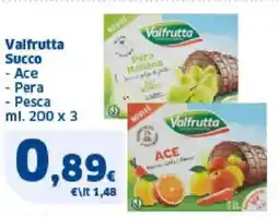 Sigma Valfrutta Succo - Ace - Pera - Pesca offerta