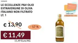 Prezzemolo e Vitale Le eccellenze p&v olio extravergine di oliva italiano non filtrato offerta