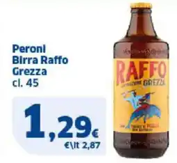 Sigma Peronl Birra Raffo Grezza offerta