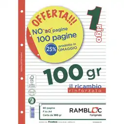Ipercoop RICAMBI RINFORZATI FSC RAMBLOC offerta