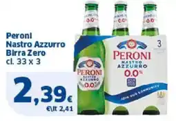 Sigma Peron Nastro Azzurro Birra Zero offerta