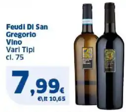 Sigma Feudi DI San Gregorio Vino Vari Tipi offerta