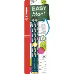 Ipercoop 2 MATITE ERGONOMICHE IN GRAFITE EASY START STABILO offerta