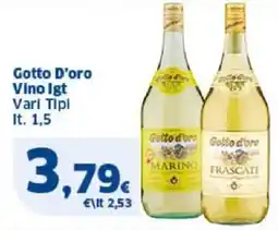 Sigma Gotto D'oro Vino Igt Vari Tipi offerta