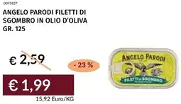Prezzemolo e Vitale Angelo parodi filetti di sgombro in olio d'oliva offerta