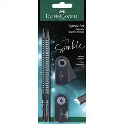 Ipercoop SET SCRITTURA SPARKLE FABER CASTELL offerta