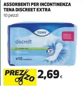 Coop Assorbenti per incontinenza discreet extra offerta