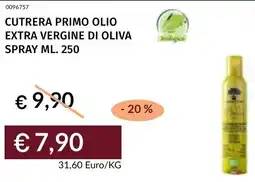 Prezzemolo e Vitale Cutrera primo olio extra vergine di oliva spray offerta