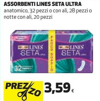 Coop Assorbenti seta ultra offerta