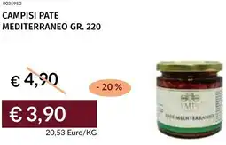 Prezzemolo e Vitale Campisi pate mediterraneo offerta