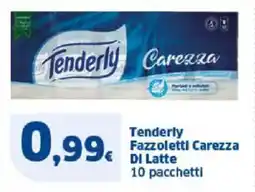 Sigma Tenderly Fazzoletti Carezza DI Latte 10 pacchetti offerta