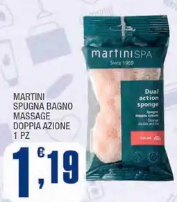 Splendidi e Splendenti Martini spugna bagno massage doppia azione 1 pz offerta