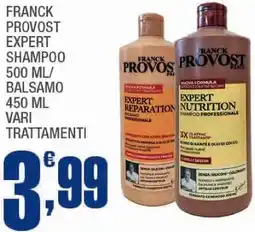 Splendidi e Splendenti Franck provost expert shampoo balsamo vari trattamenti offerta