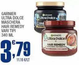 Splendidi e Splendenti Garnier ultra dolce maschera hair remedy vari tipi offerta