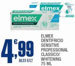 Splendidi e Splendenti Elmex dentifricio sensitive professional classico/whitening offerta