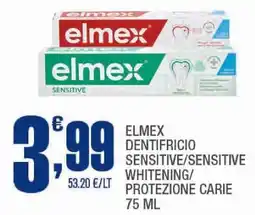 Splendidi e Splendenti Elmex dentifricio sensitive/sensitive whitening/protezione carie offerta