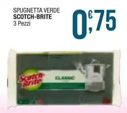 Sidis mini Spugnetta verde SCOTCH-BRITE offerta