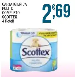 Sidis mini Carta igienica pulito completo SCOTTEX offerta
