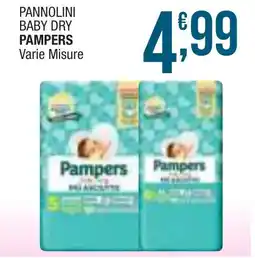 Sidis mini Pannolini baby dry PAMPERS offerta