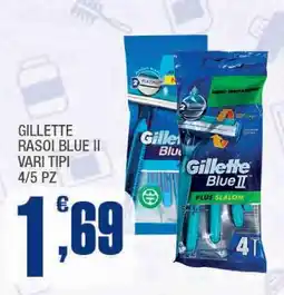 Splendidi e Splendenti Gillette rasoi blue ii vari tipi offerta