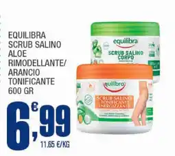 Splendidi e Splendenti Equilibra scrub salino aloe rimodellante/ arancio tonificante offerta