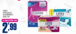 Splendidi e Splendenti Lines specialist assorbenti vari tipi offerta