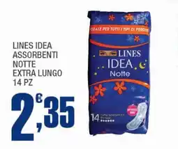 Splendidi e Splendenti Lines idea assorbenti notte extra lungo offerta