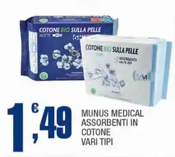 Splendidi e Splendenti Munus medical assorbenti in cotone vari tipi offerta