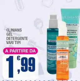 Splendidi e Splendenti Clinians gel detergente vari tipi offerta