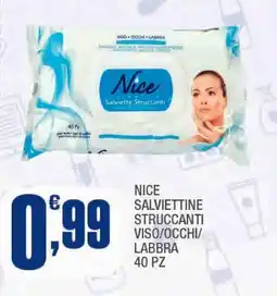 Splendidi e Splendenti Nice salviettine struccanti viso/occhi/ labbra offerta