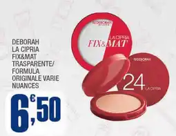 Splendidi e Splendenti Deborah la cipria fix&mat trasparente/ formula originale varie nuances offerta
