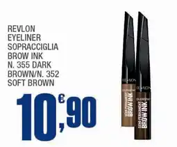 Splendidi e Splendenti Revlon eyeliner sopracciglia brow ink n. 355 dark brown/n. 352 soft brown offerta