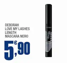 Splendidi e Splendenti Deborah love my lashes length mascara nero offerta