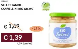 Prezzemolo e Vitale Select fagioli cannellini bio offerta