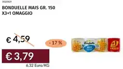 Prezzemolo e Vitale Bonduelle mais x3+1 omaggio offerta