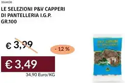 Prezzemolo e Vitale Le selezioni p&v capperi di pantelleria i.g.p. offerta