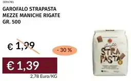 Prezzemolo e Vitale Garofalo strapasta mezze maniche rigate offerta