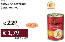 Prezzemolo e Vitale Armando datterini gialli offerta