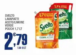 Splendidi e Splendenti Svelto lavapiatti aceto/limone verde pouch offerta