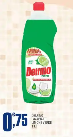 Splendidi e Splendenti Delfino lavapiatti limone verde offerta