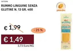 Prezzemolo e Vitale Rummo linguine senza glutine n. 13 offerta