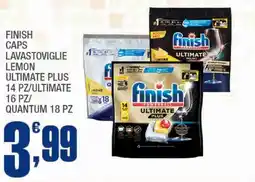 Splendidi e Splendenti Finish caps lavastoviglie lemon ultimate plus 14 pz/ultimate 16 pz/ quantum 18 pz offerta