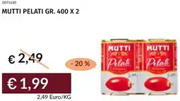 Prezzemolo e Vitale Mutti pelati offerta