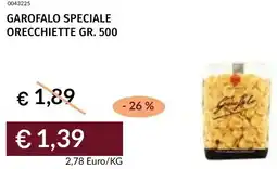 Prezzemolo e Vitale Garofalo speciale orecchiette offerta