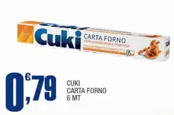 Splendidi e Splendenti Cuki carta forno 6 mt offerta
