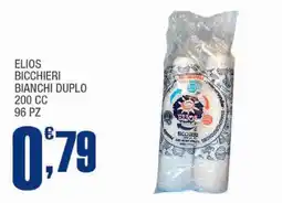 Splendidi e Splendenti Elios bicchieri bianchi duplo 200 cc 96 pz offerta