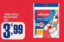 Splendidi e Splendenti Vileda turbo refill microfibre 2in1 offerta