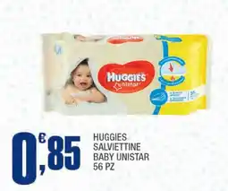Splendidi e Splendenti Huggies salviettine baby unistar 56 pz offerta