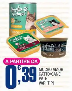 Splendidi e Splendenti Mucho amor gatto/cane patè vari tipi offerta